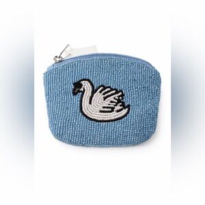 Free People • Swan Lake Beaded Wallet NWT SOLD OUT